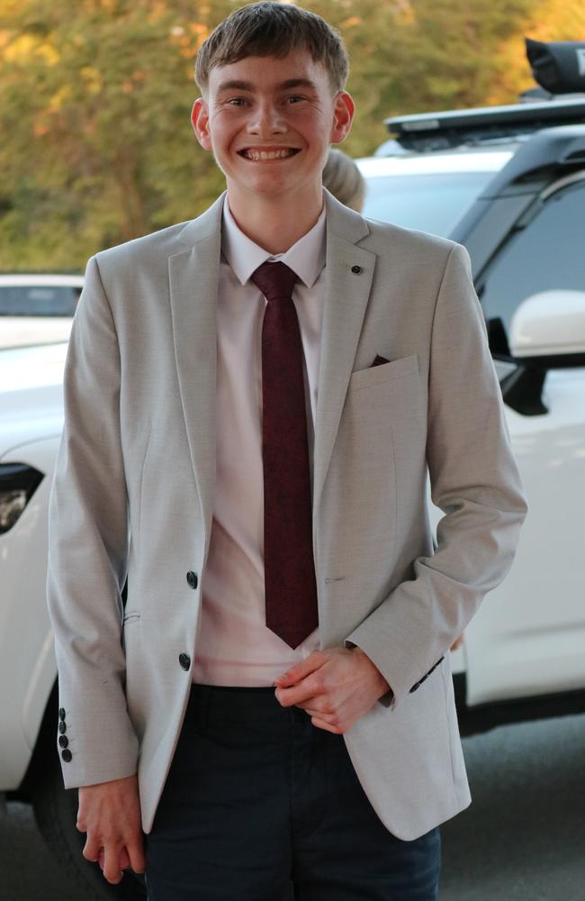 Aston Chapman at the Coolum State High School 2024 formal. Picture: Letea Cavander