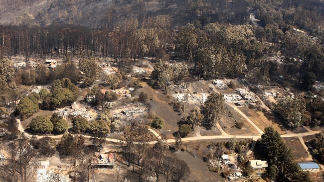 Much of Kinglake was wiped out in February 2009 fire that was sparked by a SWER line fault at Kilmore East.