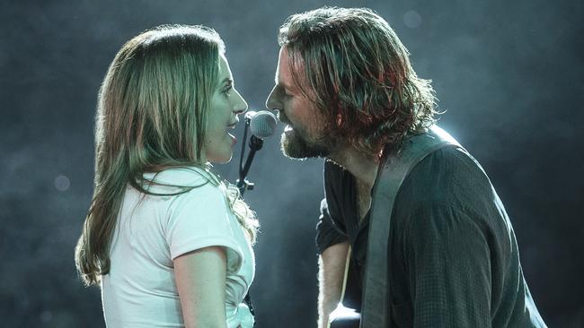 In A Star is Born, Ally (Lady Gaga) falls in love with Jackson Maine (Bradley Cooper) and finds her way to fame. Picture: Clay Enos/Warner Bros Pictures