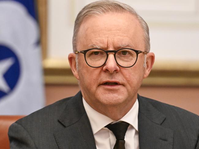 Anthony Albanese promised to govern for all Australians. Picture: Martin Ollman