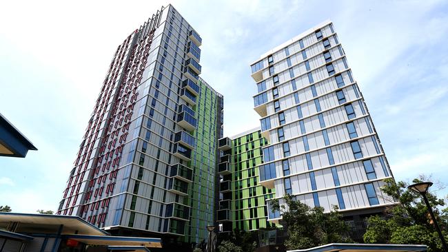 A development application made with council last week noted a drop in students staying at the Buranda Unilodge. Picture: AAP/David Clark