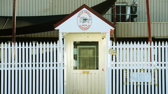 Hells Angels clubhouse in Thomastown. Picture: Carmelo Bazzano.