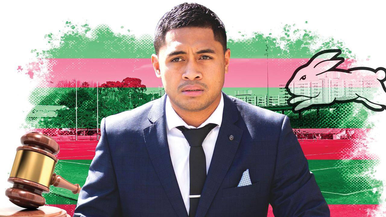 Anthony Milford hasn’t had his Rabbitohs contract registered by the NRL, so he isn’t getting paid by the club. Digital art: Boo Bailey