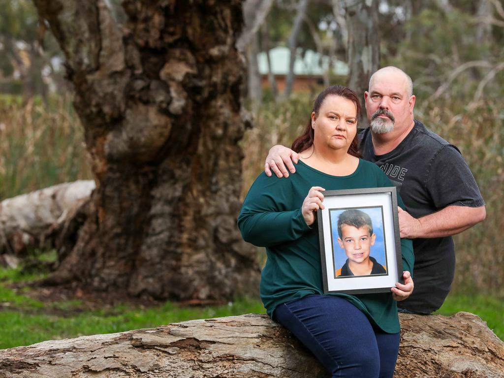 Emily and Dean Cason are campaigning for quad bike safety in memory of their son Sam. Picture: Tim Carrafa