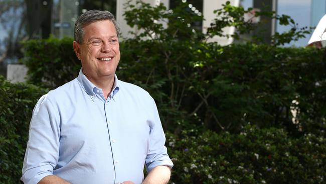 LNP leader Tim Nicholls at Southport — Labor has been caught short on M1. Picture Glenn Hampson