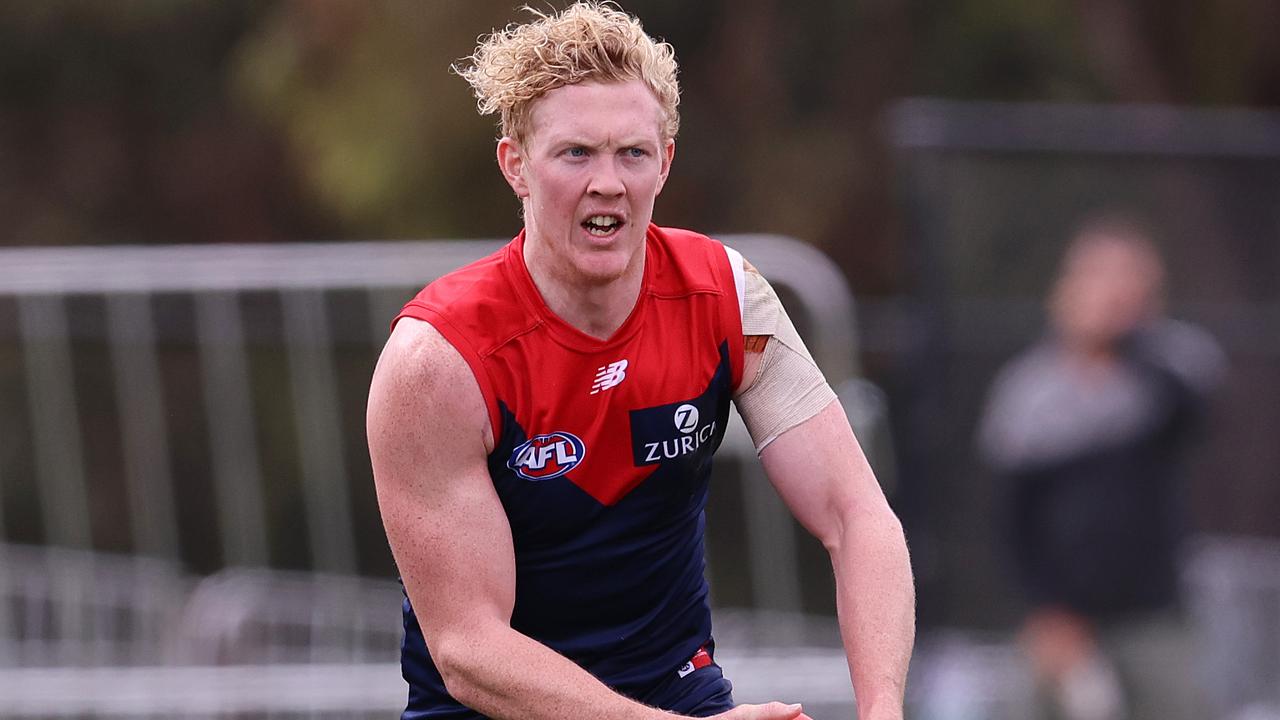 Clayton Oliver is an essential cog in the Demons’ star-studded midfield. Picture: Michael Klein