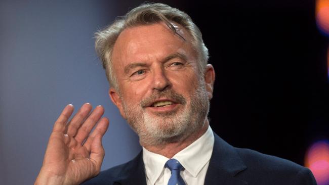 Sam Neill gave an update on social media. Picture: Ander Gillenea/AFP