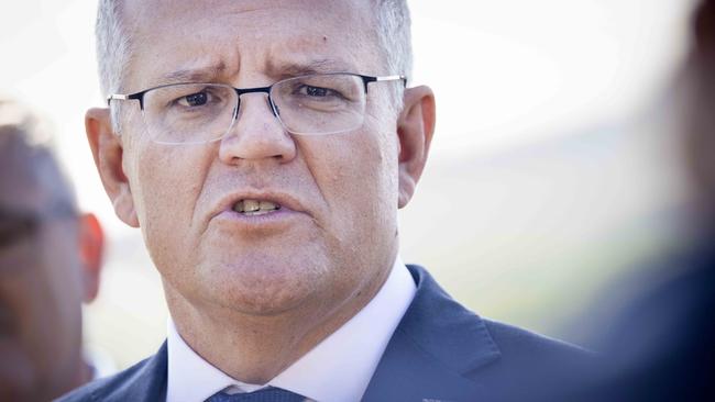 Scott Morrison on Friday. Picture: NCA NewsWire / Nicole Cleary