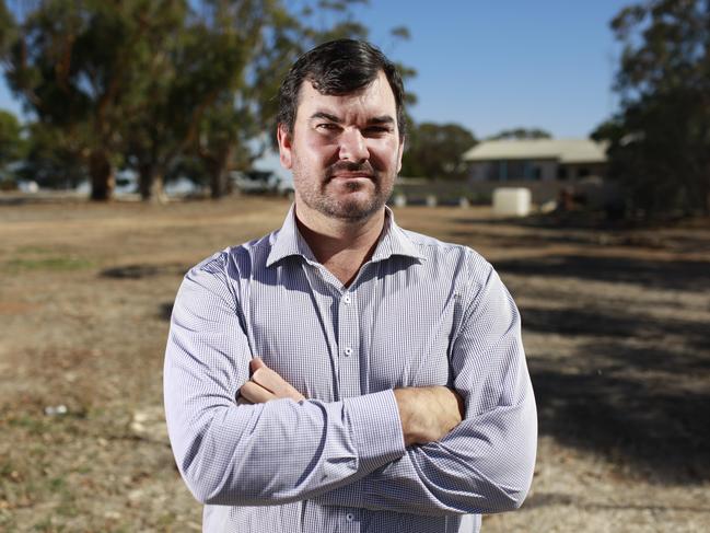 District Council of Tumby Bay Mayor Sam Telfer pictured on his farm near Tumby Bay. He wants Tumby Bay to remain Covid-19 free. MUST CREDIT- Photo: Robert Lang Photography