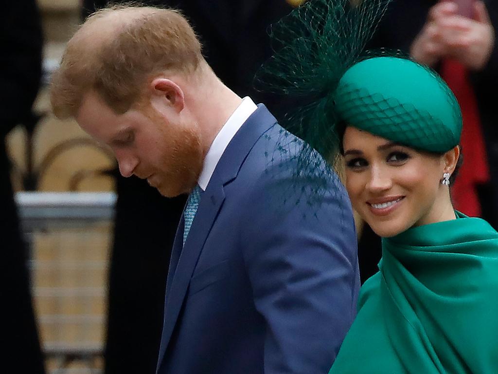 Prince Harry has demanded an apology from his family for how they treated Meghan Markle. Picture: AFP