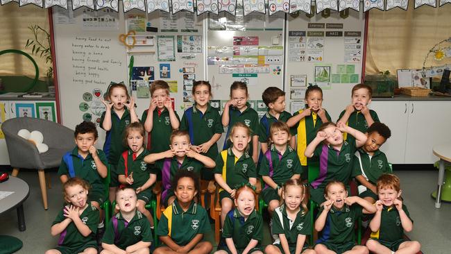 ST ANTHONY'S CATHOLIC SCHOOL. Prep B Picture: Shae Beplate.