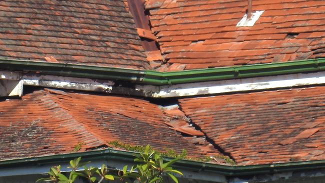 The roof of Lamb House at Kangaroo Point. Picture: AAP/Richard Waugh