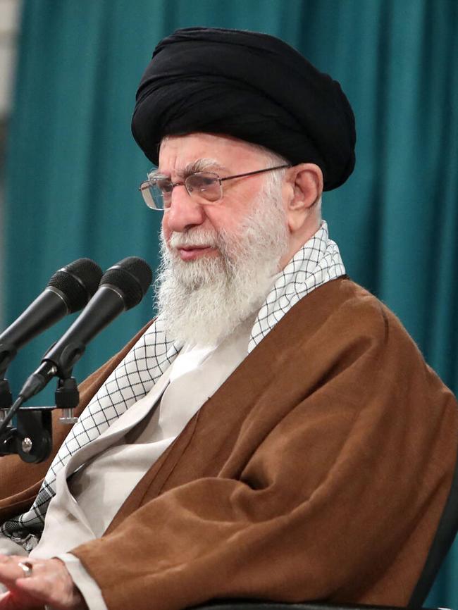 Ayatollah Ali Khameini.