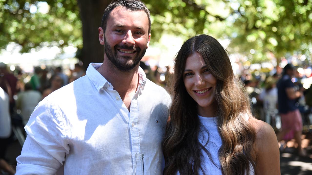 Cameron Williams and Meredith Bird at Day 3 of Launceston Festivale 2023. Picture: Alex Treacy