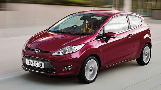 The 2008 Ford Fiesta.