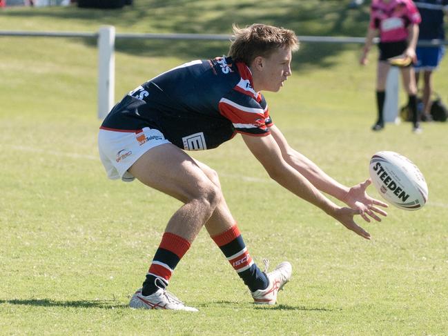 Jaxon Purdue in action for St Pat’s College. Picture: Michaela Harlow