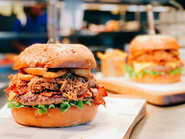 The Phat Bastard burger from Longboards Laidback Eatery weighs in at 1.8kg