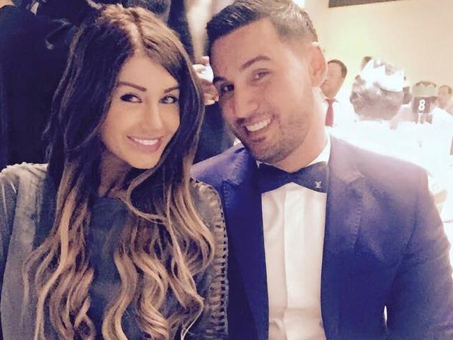 Salim Mehajer and his estranged wife Aysha Learmonth in happier times.