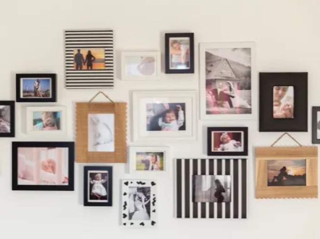 Hanging everything on one wall looks cluttered and chaotic, rather than cool and classy. Picture: Getty