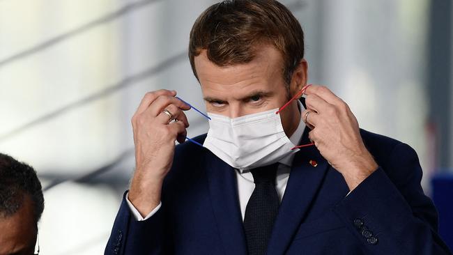 French President Emmanuel Macron. Picture: AFP