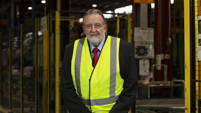 Seeley International founder and chairman Frank Seeley at the Lonsdale facility. Photographer Emma Brasier