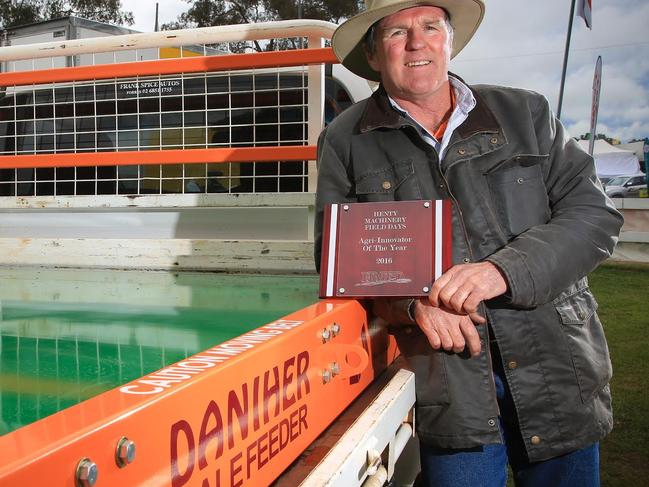 Henty Machinery Field Days 2016. Day 2. Patrick Daniher won the Agri-Innovator of the Year.