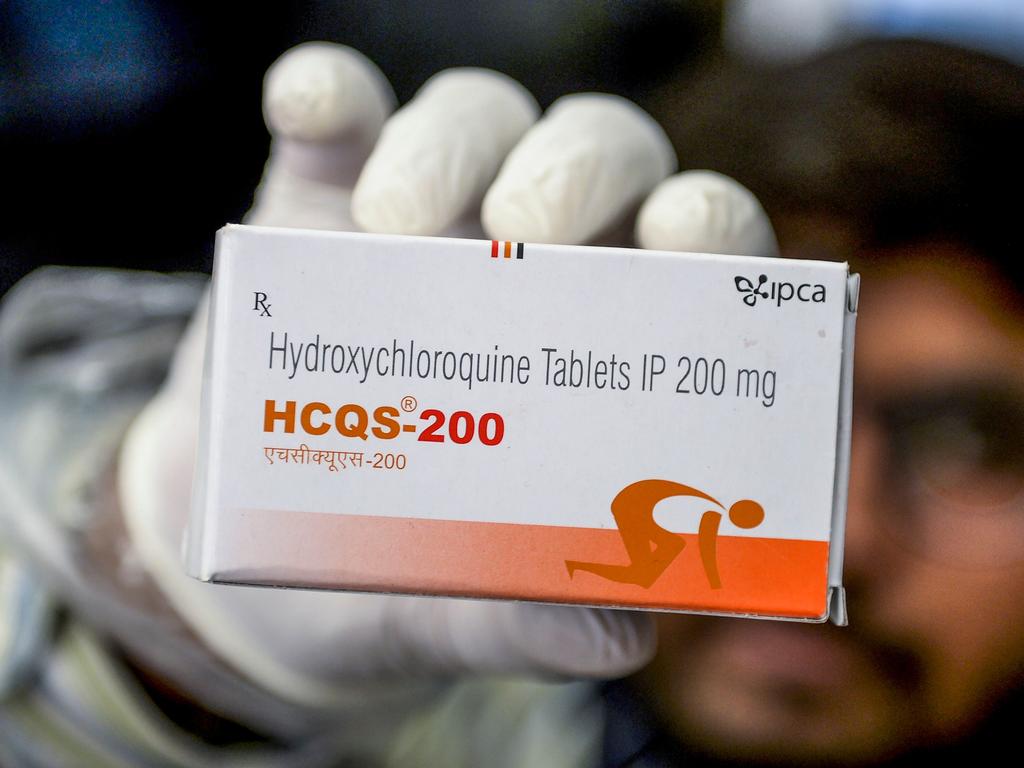 Demand for hydroxychloroquine has surged since Donald Trump declared it a “miracle cure”. Picture: AFP