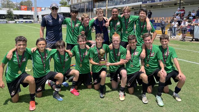 Kelvin Grove State College are the junior boys premiers.