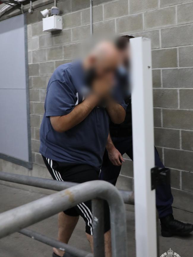 Financial Crime Squad detectives arrested the men over alleged fraud and corruption offences against the NSW Department of Education under Strike Force Heidi. Picture: NSW Police