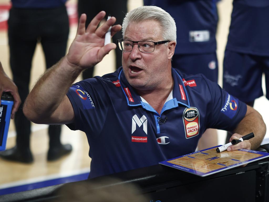 United coach Dean Vickerman has sparked some tension between the Grand Final coaches. Picture: Daniel Pockett/Getty Images