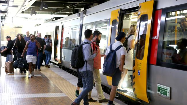 Business wants the State Government to consider free public transport to get CBD worker numbers up. Picture AAPimage/David Clark