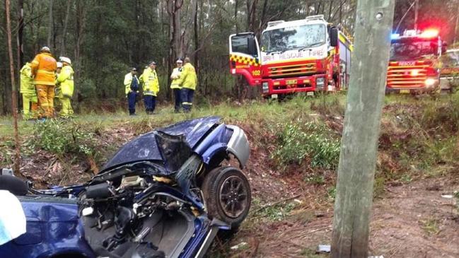 Resident Janel Sefton says she has seen multiple crashes on Silverdale Rd. Picture: Supplied