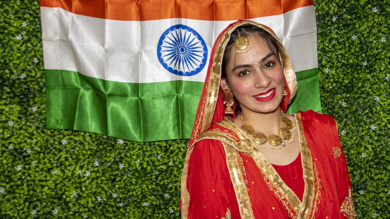 Akshita Navjot Singh at the Indian Independence Day celebrations. Saturday, August 21, 2021. Picture: Nev Madsen.