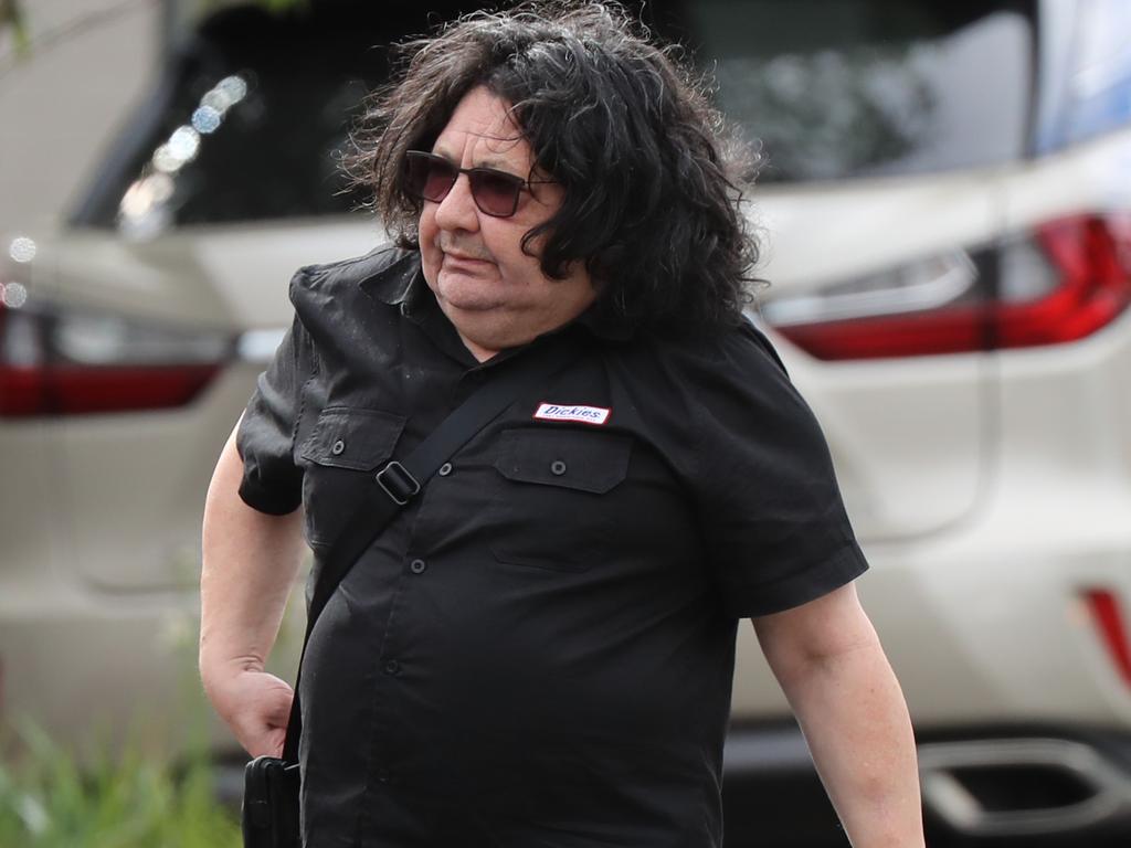 Singer-songwriter Richard Clapton at the funeral. Picture: Alex Coppel.