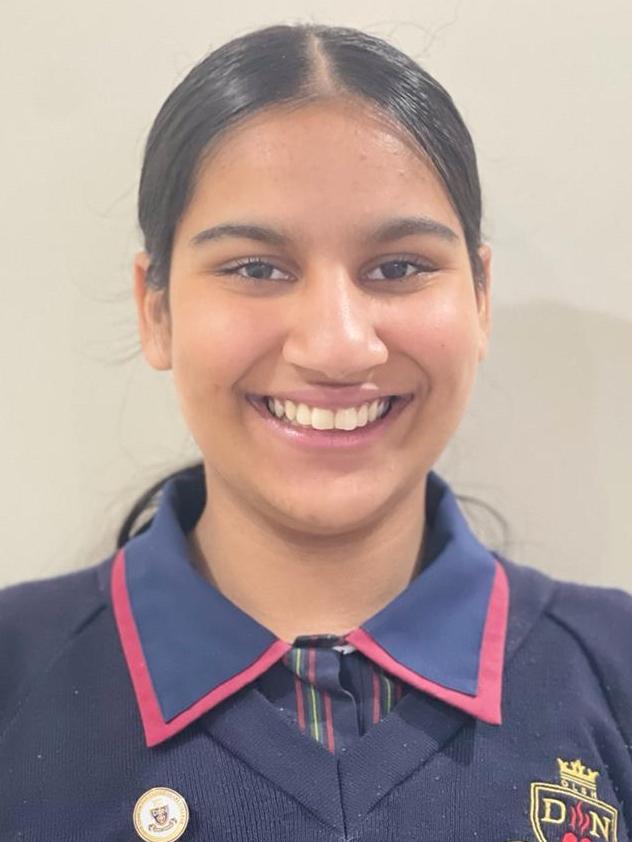 Sahibjot (Sahib) Kaur, 15, Our Lady of the Sacred Heart College. Picture: Supplied