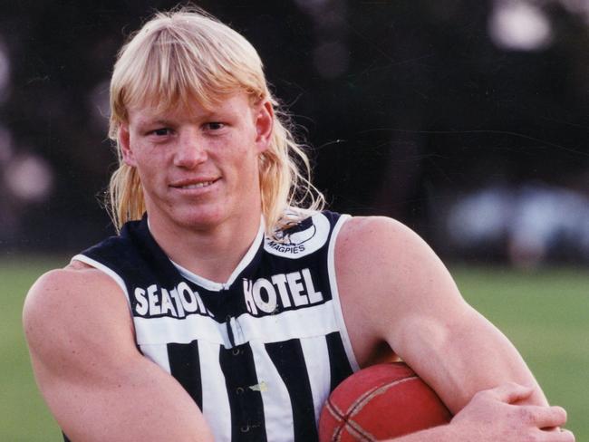 Port Adelaide Magpie Clive Waterhouse was the first pick in the 1995 AFL National Draft.