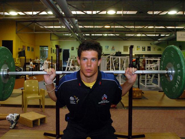 A young Hearfield during his time at the AIS.