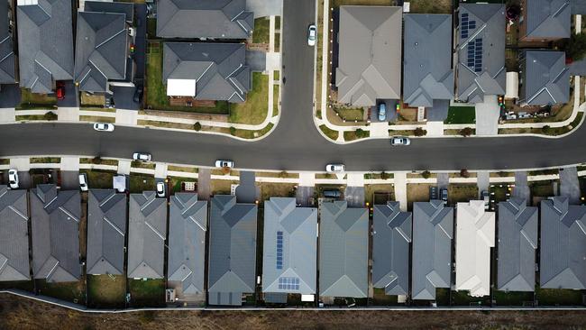 The new suburb of Willowdale in Sydney's south west. Picture: Jonathan Ng