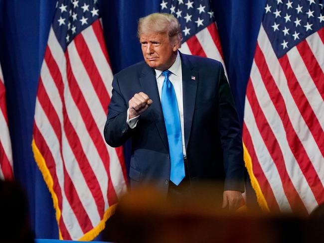 Trump speaks at the 2020 Republican National Convention in Charlotte, North Carolina.