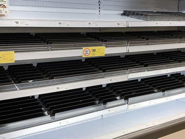 Shelves bare as Covid disrupts supply chain