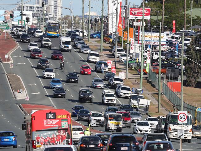 Traffic on Gympie Road in Kedron . P{ic Annette Dew