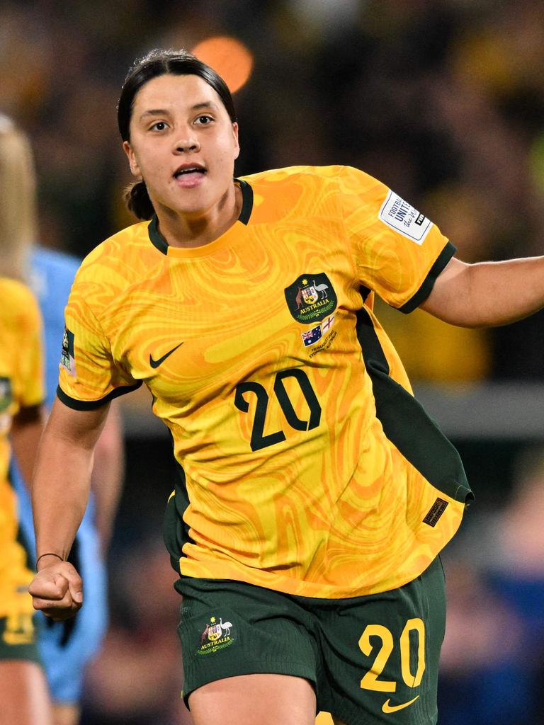 As has Sam Kerr. Picture: IZHAR KHAN / AFP