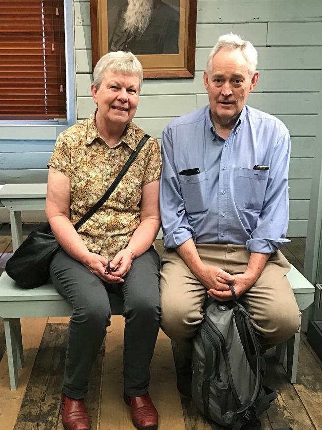 Korumburra Pastor Ian Wilkinson with wife Heather Wilkinson. Heather passed away after ingesting poisonous mushrooms. Picture: Supplied