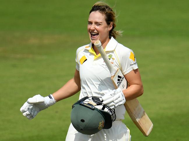 Ellyse Perry has dominated Test cricket with bat and ball. Picture: Harry Trump/Getty Images