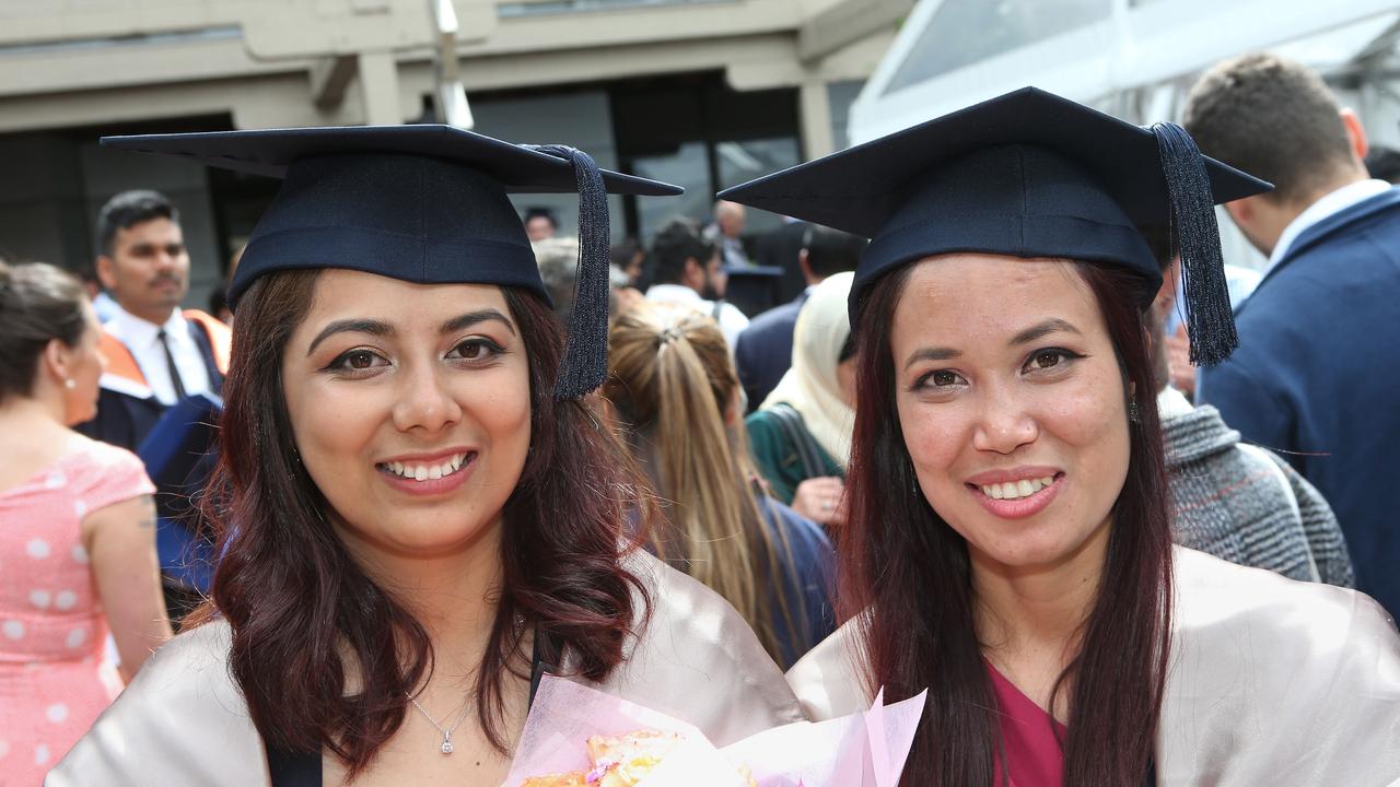 Deakin graduation: Prapti Shrestha and Karuna Khadka