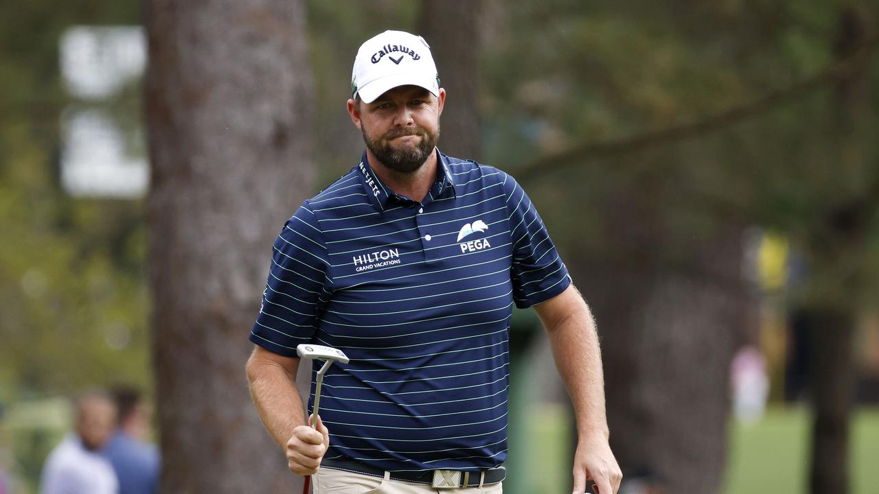 Marc Leishman at Augusta.