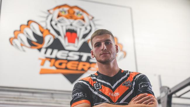 New Wests Tigers recruit Adam Doueihi. Picture: Wests Tigers