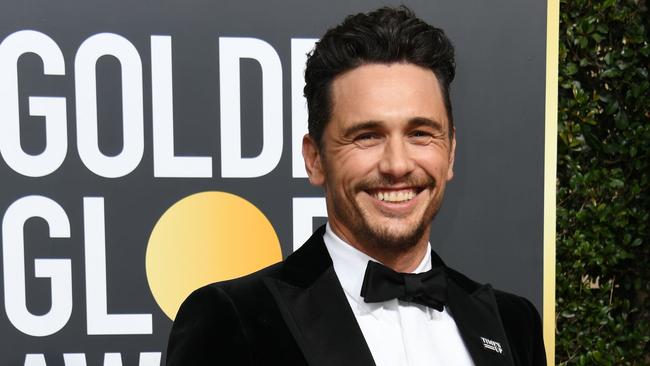 James Franco arriving for the 75th Golden Globe Awards in Beverly Hills, California in 2018. Picture: AFP