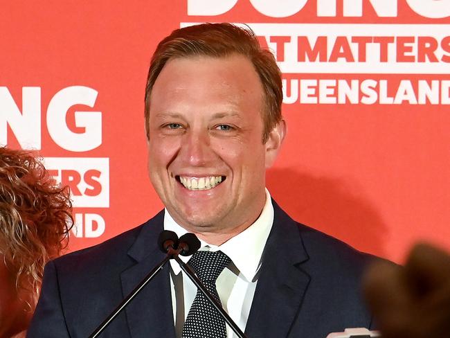 QLDVOTES24 Voting queues for the 2024 State Election at Murrumba Downs, Queensland. Picture: John GassPremier Steven Miles arrives at Murrumba Downs Tavern.