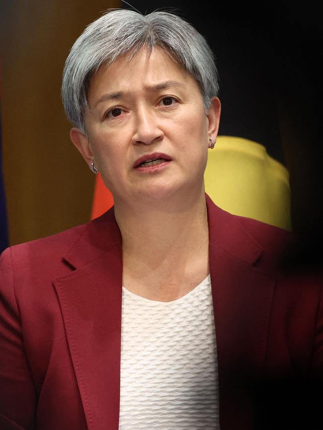 Foreign Minister Penny Wong. Picture: David Gray/AFP